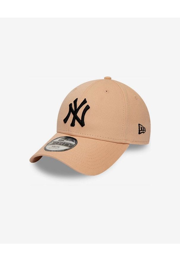 New Era New York Yankees MLB League Essential 9Forty Czapka z daszkiem dziecięca Różowy. Kolor: różowy. Materiał: bawełna