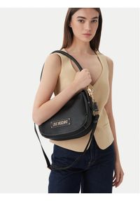 Love Moschino - LOVE MOSCHINO Torebka JC4286PP0OK1400A Czarny. Kolor: czarny. Materiał: skórzane #1