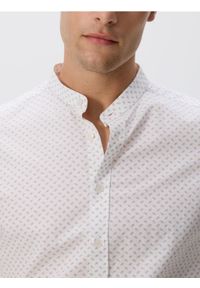 Reserved - Koszula regular z bawełny egipskiej - beżowy. Kolor: beżowy. Materiał: bawełna