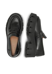 Badura Loafersy MELITO-E23-25713PE Czarny. Kolor: czarny. Materiał: skóra #6