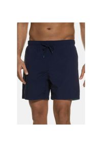 JAY-PI - Męskie Kąpielówki moda plażowa elastyczny pas do rozm. 8XL. Kolekcja: plus size. Kolor: niebieski. Materiał: poliester, poliamid, materiał