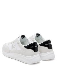 Karl Lagerfeld - KARL LAGERFELD Sneakersy KL53631 Biały. Kolor: biały. Materiał: zamsz, skóra #6