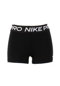 Szorty Nike Pro czarne do fitness. Kolor: czarny. Materiał: poliester. Długość: krótkie. Sport: fitness #1