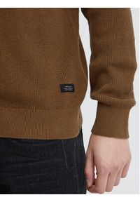 Blend Sweter 20714337 Brązowy Regular Fit. Kolor: brązowy. Materiał: bawełna