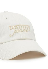 Tommy Jeans Czapka z daszkiem Script AW0AW17908 Écru. Kolor: kremowy. Materiał: poliester #2