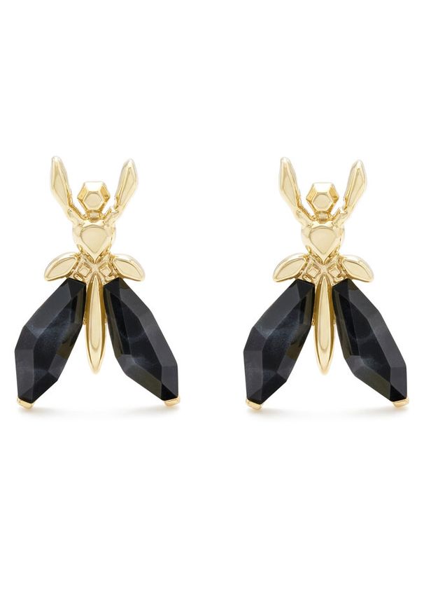 Kolczyki Patrizia Pepe. Kolor: czarny