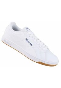 Buty do chodzenia męskie Reebok Court Clean. Kolor: biały. Materiał: materiał, syntetyk. Szerokość cholewki: normalna. Sport: turystyka piesza
