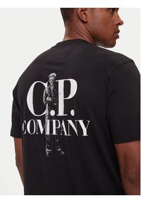 C.P. Company T-Shirt 17CMTS167A005100W Czarny Regular Fit. Kolor: czarny. Materiał: bawełna #5