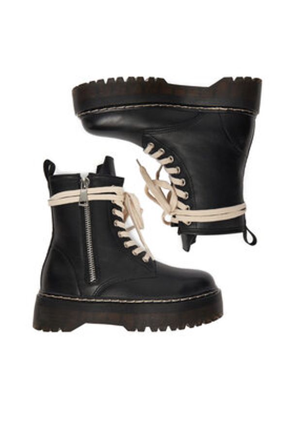 DeeZee Trzewiki 11929-24 Czarny. Kolor: czarny. Materiał: materiał, syntetyk