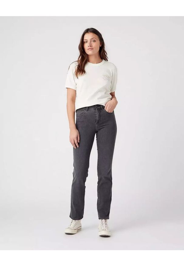 Wrangler - WRANGLER STRAIGHT DAMSKIE SPODNIE JEANSOWE JEANSY DRIVEWAY W26R95W11 112319195