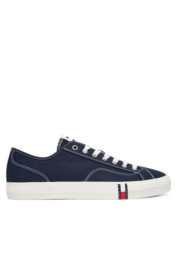 Tommy Jeans Sneakersy Archive Vulc Y2K EM0EM01674 Granatowy. Kolor: niebieski. Materiał: materiał
