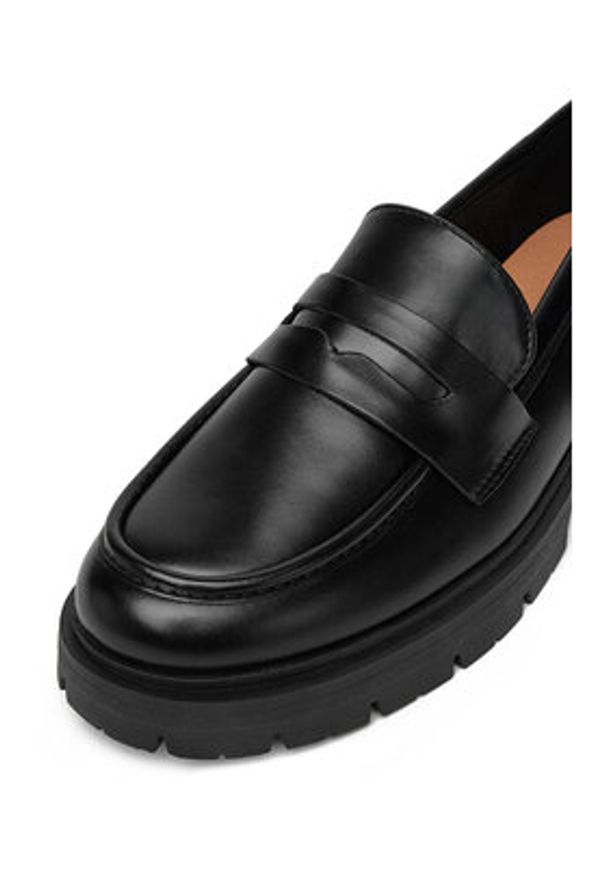 DeeZee Loafersy 8-124-2 Czarny. Kolor: czarny. Materiał: skóra