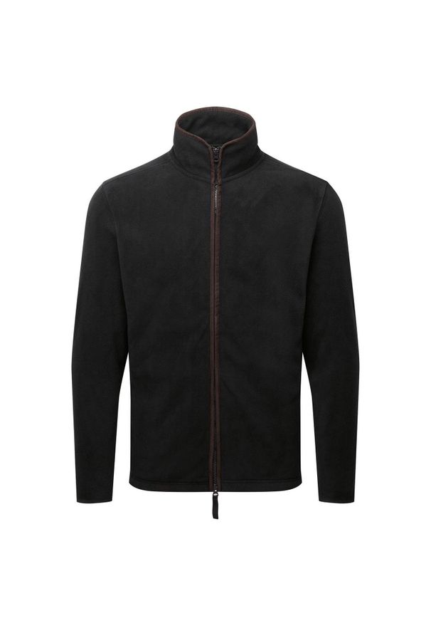 PREMIER - Męska Bluza Polarowa Artisan. Kolor: wielokolorowy, czarny, brązowy. Materiał: polar. Sezon: zima