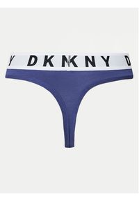DKNY Stringi DK4529 Niebieski. Kolor: niebieski. Materiał: bawełna #6