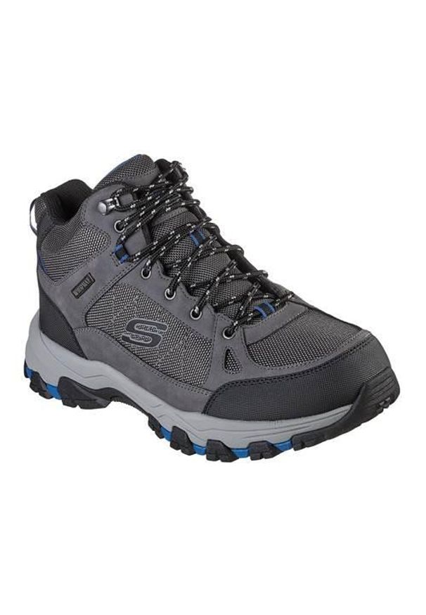 skechers - Buty trekkingowe męskie Skechers Selmen Melano. Zapięcie: sznurówki. Kolor: szary. Materiał: materiał, syntetyk. Szerokość cholewki: normalna