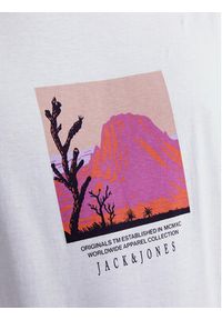 Jack & Jones - Jack&Jones T-Shirt Lucca 12253613 Biały Relaxed Fit. Kolor: biały. Materiał: bawełna #4