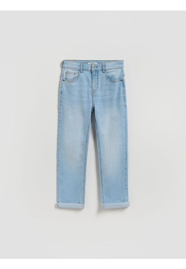Reserved - Jeansy regular fit - niebieski. Kolor: niebieski