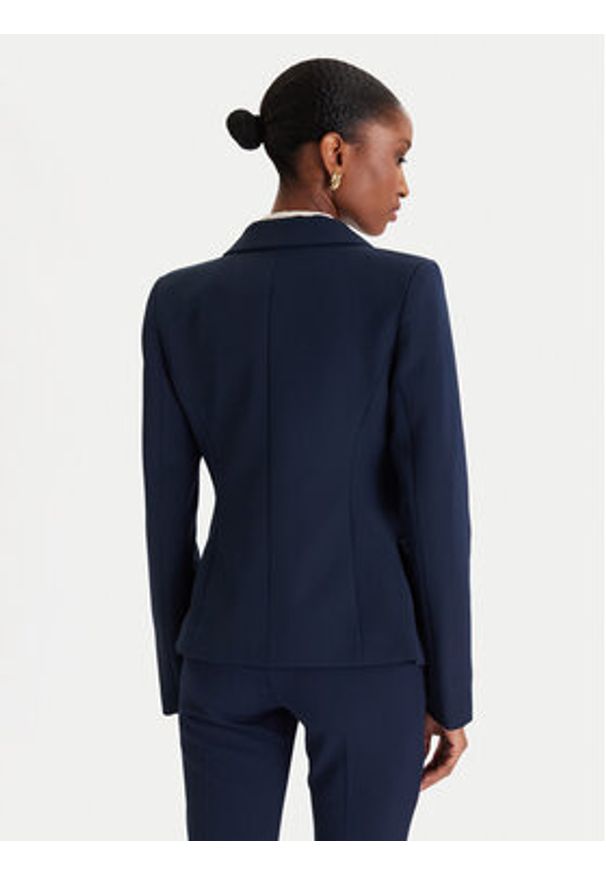 Rinascimento Marynarka CFC0126221003 Granatowy Slim Fit. Kolor: niebieski. Materiał: syntetyk