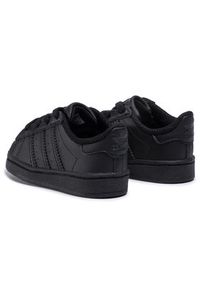 Adidas - adidas Sneakersy Superstar El I FU7716 Czarny. Kolor: czarny. Materiał: skóra. Model: Adidas Superstar