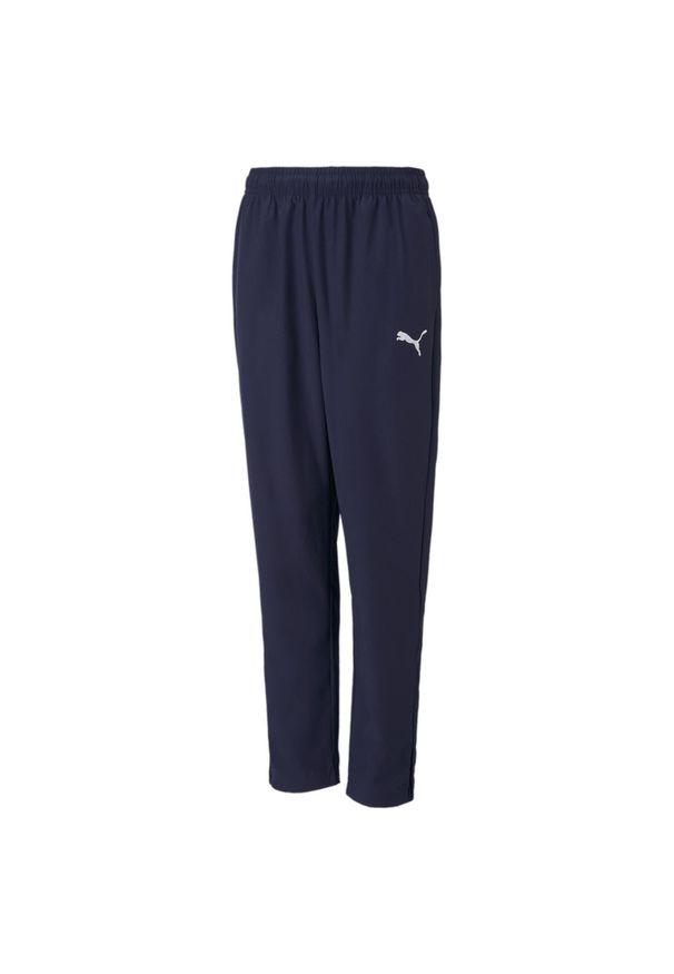 Puma Spodnie Teamrise Sideline Jr 65732906. Kolor: niebieski. Sport: piłka nożna