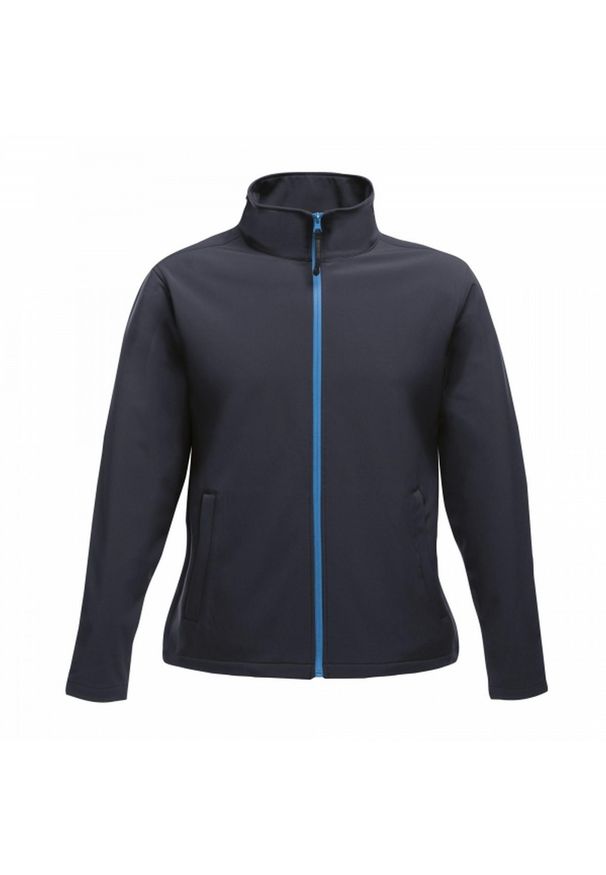 Regatta - Kurtka Softshellowa Damska Do Druku Ablaze. Kolor: niebieski. Sport: turystyka piesza