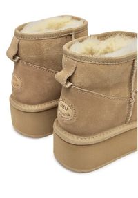 EMU Australia Śniegowce Stinger Micro Flatform W13082 Beżowy. Kolor: beżowy. Materiał: skóra #11