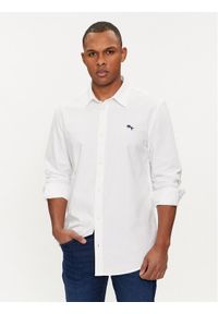 Wrangler Koszula 112350485 Biały Regular Fit. Kolor: biały. Materiał: bawełna #1