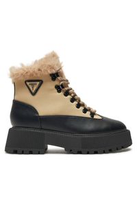 Guess Trapery Rezim FLFREZ ELE10 Beżowy. Kolor: beżowy. Materiał: materiał