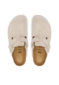 Birkenstock Klapki Boston 1031662 Beżowy. Kolor: beżowy. Materiał: zamsz, skóra #3