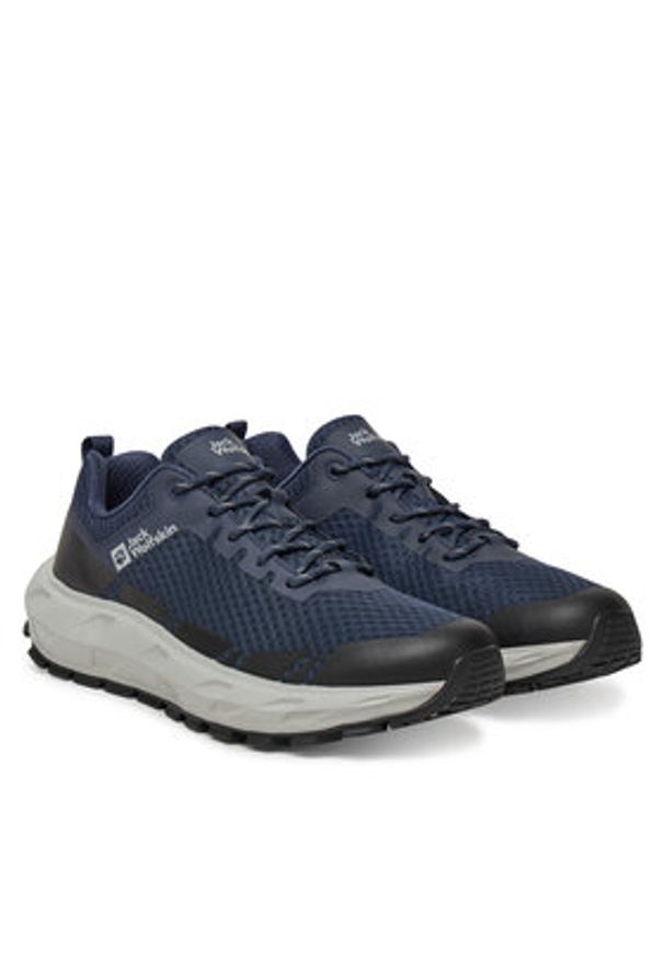 Jack Wolfskin Sneakersy -Hike Ventura Lite Xt Vent Low M A64206 Granatowy. Kolor: niebieski. Materiał: materiał