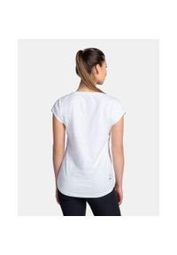 Koszulka damska Kilpi Roane. Kolor: biały. Sport: turystyka piesza #2