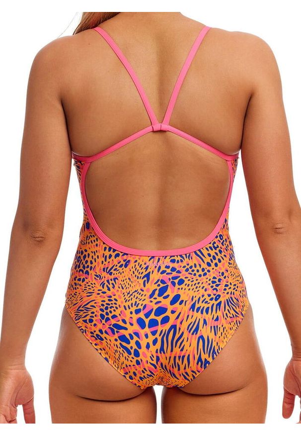 Strój do pływania FUNKITA Hide Pride - Single Strap. Kolor: wielokolorowy, pomarańczowy