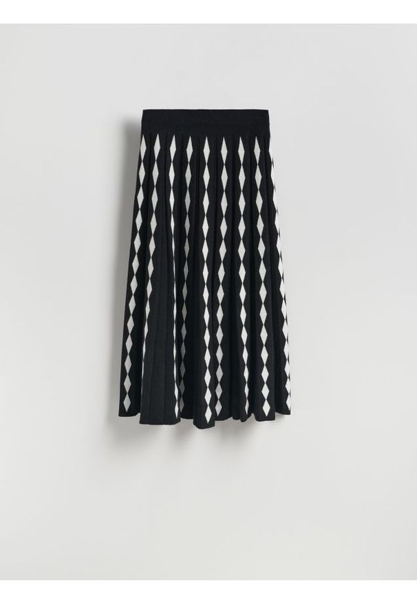 Reserved - Spódnica z wiskozą - wielobarwny. Materiał: wiskoza