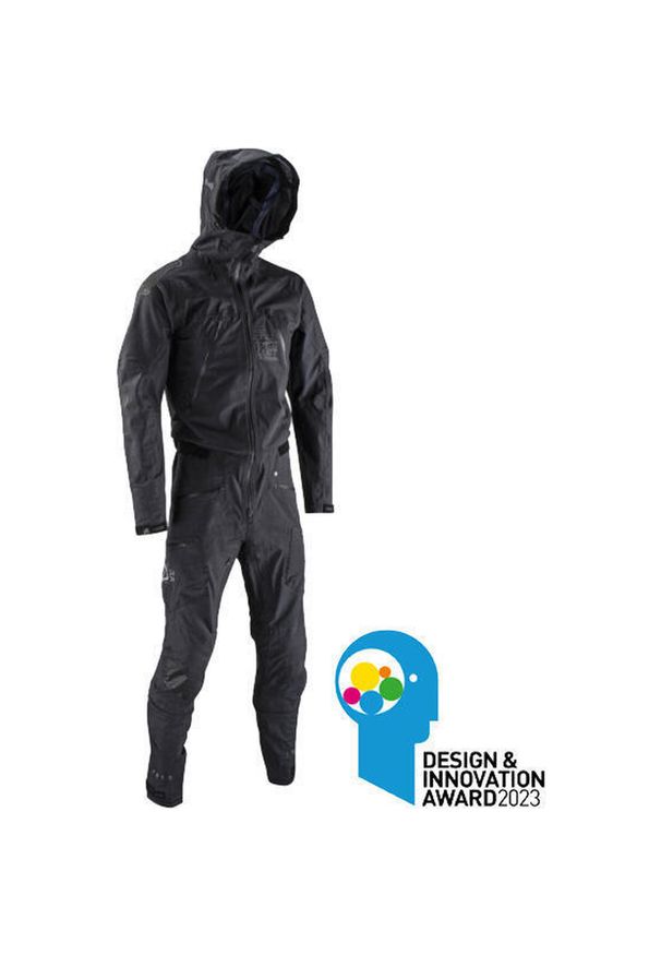 LEATT - Kombinezon rowerowy męski Leatt Mono Suit MTB HydraDri 5.0 Black. Kolor: czarny. Materiał: dresówka