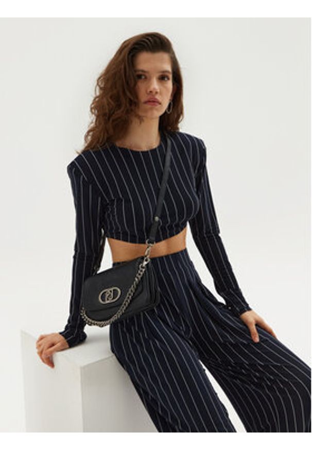Liu Jo Torebka Ecs M Crossbody AF4224 E0093 Czarny. Kolor: czarny. Materiał: skórzane