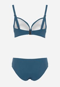 Born2be - Ciemnozielone Bikini Dwuczęściowe Zabudowane na Grubych Ramiączkach z Regulacją Aroaete. Kolekcja: plus size. Kolor: zielony. Długość: krótkie #2
