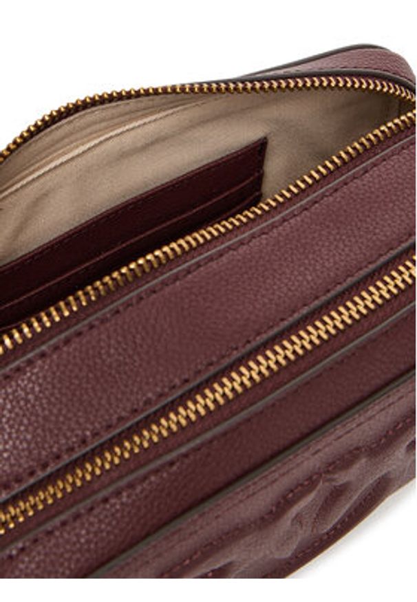 Pinko - PINKO Torebka Carrie Camera Bag Classic PE 25 PLTT 104336 A29Q Bordowy. Kolor: czerwony. Materiał: skórzane