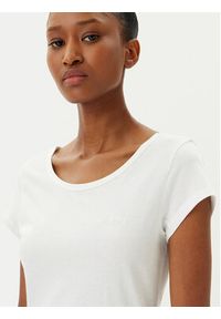BOSS Sukienka codzienna C_Enesi_2 50536742 Biały Regular Fit. Okazja: na co dzień. Kolor: biały. Materiał: bawełna. Typ sukienki: proste. Styl: casual