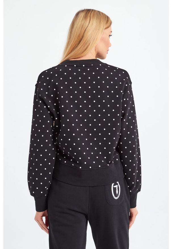 Trussardi Jeans - BLUZA TRUSSARDI. Wzór: kropki