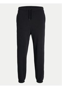 Jack & Jones - Jack&Jones Spodnie dresowe Morgan 12257964 Czarny Regular Fit. Kolor: czarny. Materiał: bawełna #8