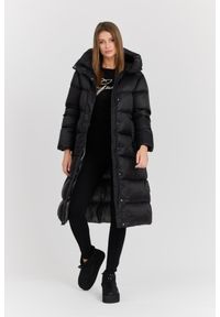 Hetrego - HETREGO Czarny damski puchowy płaszcz Karen Woman Quilted Coat, Rozmiar 40 EU - 44 IT. Kolor: beżowy. Materiał: puch. Długość rękawa: długi rękaw. Długość: długie. Styl: elegancki #8
