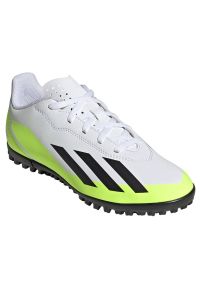 Adidas - Buty piłkarskie adidas X Crazyfast.4 Tf Jr IE4066 białe białe. Zapięcie: sznurówki. Kolor: biały. Materiał: syntetyk, guma. Sport: piłka nożna #4