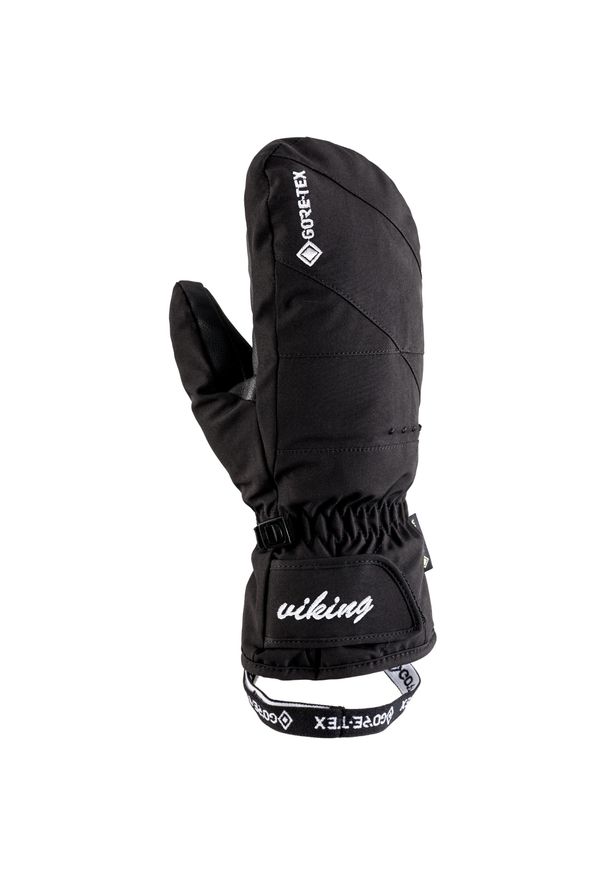 Viking - Rękawice narciarskie damskie VIKING Sherpa GTX Mitten Ski Lady. Kolor: czarny. Technologia: Gore-Tex. Sport: narciarstwo