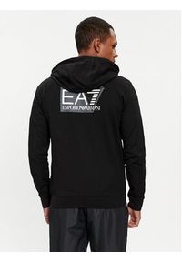 EA7 Emporio Armani Bluza 3DPM53 PJ05Z 1200 Czarny Regular Fit. Kolor: czarny. Materiał: bawełna #4