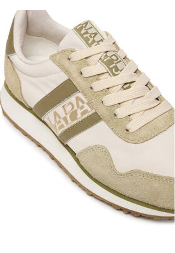Napapijri Sneakersy NP0A8BJC Beżowy. Kolor: beżowy. Materiał: skóra, zamsz