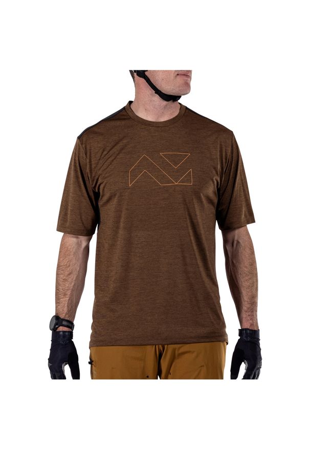 Koszulka rowerowa LEATT Jersey MTB Trail 1.0. Kolor: wielokolorowy, brązowy. Materiał: jersey. Sport: kolarstwo