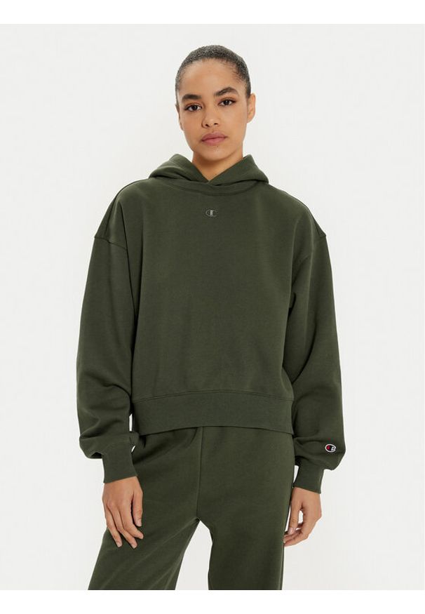 Champion Bluza 117539 Zielony Regular Fit. Kolor: zielony. Materiał: syntetyk, bawełna