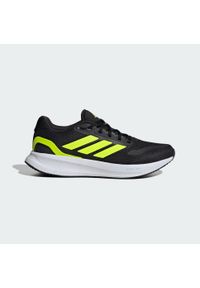 Adidas - Buty Runfalcon 5 Running. Okazja: na co dzień. Kolor: czarny, biały, wielokolorowy, żółty. Sport: bieganie