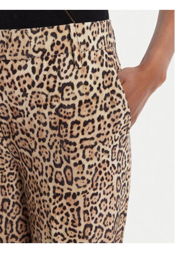 Marciano Guess Spodnie materiałowe 5YGB08 7342A Beżowy Regular Fit. Kolor: beżowy. Materiał: wiskoza