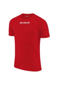Givova - T-shirt Męski Capo. Kolor: czerwony